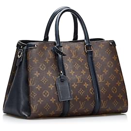 Louis Vuitton-Bolso Soufflot MM Monograma marrón Louis Vuitton-Castaño