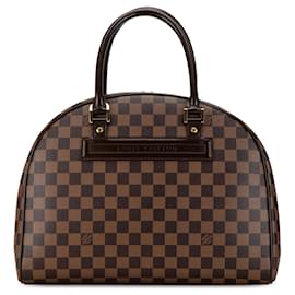 Louis Vuitton-Bolso de viaje Nolita Damier Ebene Louis Vuitton marrón-Castaño