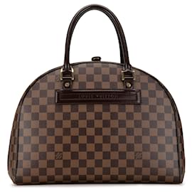 Louis Vuitton-Bolso de viaje Nolita Damier Ebene Louis Vuitton marrón-Castaño