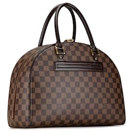 Louis Vuitton-Bolso de viaje Nolita Damier Ebene Louis Vuitton marrón-Castaño