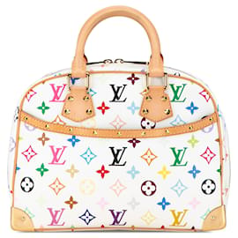 Louis Vuitton-Bolsa de mão Trouville Monogram Multicolore Louis Vuitton branca-Branco