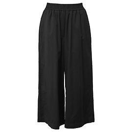 Loewe Logo Embroidered Culottes in Black Wool Black