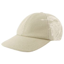 Boné Ekd Twill - Burberry - Sintético - Bege Marrom Bege