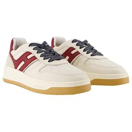 Hogan-Sneakers H630 - Hogan - Pelle - Beige-Marrone,Beige