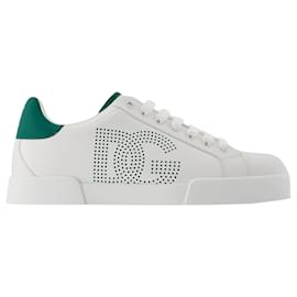 Dolce & Gabbana-Sneakers basse - Dolce&Gabbana - Pelle - Bianco-Bianco