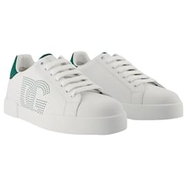 Dolce & Gabbana-Sneakers basse - Dolce&Gabbana - Pelle - Bianco-Bianco