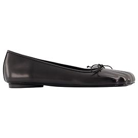 Bailarinas Anatómicas - Balenciaga - Cuero - Negro Negro