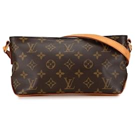 Louis Vuitton-Trotteur Monograma Marrón Louis Vuitton-Castaño