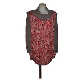 Vestido mini Missoni de seda e lã Multicor