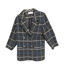 Autre Marque Weinberg wool coat dark grey Dark grey