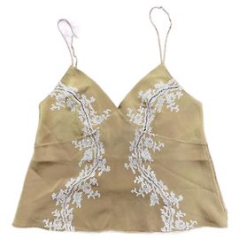 Carine Gilson Tops Marrón claro