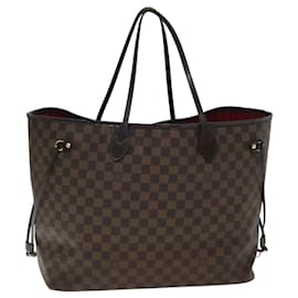 Louis Vuitton-LOUIS VUITTON Borsa Tote Neverfull GM Damier Ebene N51106 Auth LV 79878-Altro