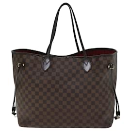 Louis Vuitton-LOUIS VUITTON Borsa Tote Neverfull GM Damier Ebene N51106 Auth LV 79878-Altro