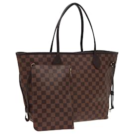 Louis Vuitton-LOUIS VUITTON Borsa Tote Neverfull MM Damier Ebene N51105 LV Auth 78906A-Altro