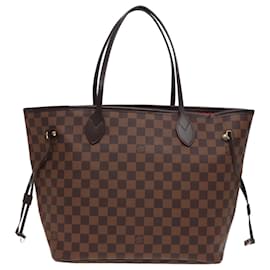 Louis Vuitton-LOUIS VUITTON Borsa Tote Neverfull MM Damier Ebene N51105 LV Auth 78906A-Altro