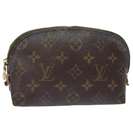 Louis Vuitton-LOUIS VUITTON Monogram Pochette Cosmetic PM Cosmetic Pouch M47515 LV Auth 78301-Monogram