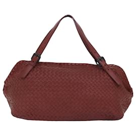 Autre Marque-BOTTEGA VENETA INTRECCIATO Tote Bag Leather Red Auth mr274-Red