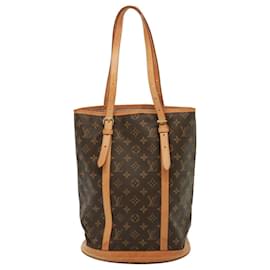 Louis Vuitton-LOUIS VUITTON Monogram Bucket GM Shoulder Bag M42236 LV Auth 79416-Monogram