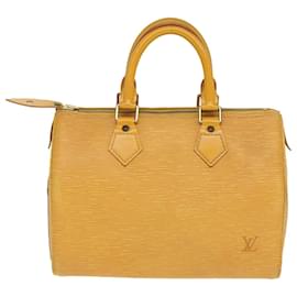 Louis Vuitton-LOUIS VUITTON Epi Speedy 25 Bolsa de Mão Tassili Amarelo M43019 LV Auth 78893-Outro