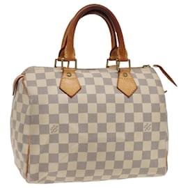 Louis Vuitton-LOUIS VUITTON Borsa a Mano Speedy 25 Damier Azur N41534 LV Auth 79271-Altro