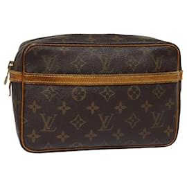 Louis Vuitton-LOUIS VUITTON Monogram Compiegne 23 Clutch Bag M51847 LV Auth 79549-Monogram