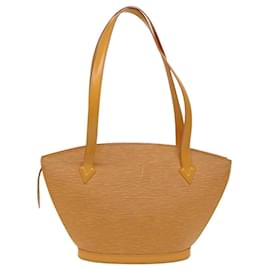 Louis Vuitton-LOUIS VUITTON Epi Saint Jacques Alças Longas Bolsa Amarela M52339 LV Auth 79836-Amarelo