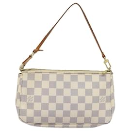 Louis Vuitton-LOUIS VUITTON Pochette Accessoires Damier Azur N51986 Auth LV 79021-Altro