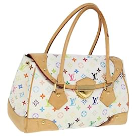 Louis Vuitton-LOUIS VUITTON Handtasche Beverly GM Monogram Multicolor Weiß M40201 Auth 79053-Weiß