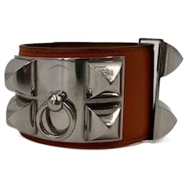 Hermès-Collare da Cane 19 lunghezza Bracciale Arancione-Arancione