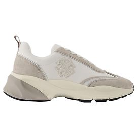 Baskets Good Luck Trainer - Tory Burch - Cuir - Blanc Blanc