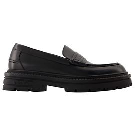 Mocasines Adriano - Versace - Cuero - Negro Negro