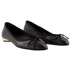 Alexander Mcqueen-Armadillo Ballerinas - Alexander McQueen - Leather - Black-Black