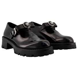 Versace-Derbies - Versace - Couro - Preto-Preto