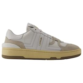 Lanvin-Tennis Low Top Sneakers - Lanvin - Leather - White-White