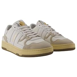 Lanvin-Tennis Low Top Sneakers - Lanvin - Leather - White-White