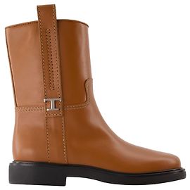 Bota de Borracha 20l - Tod's - Couro - Marrom Marrom