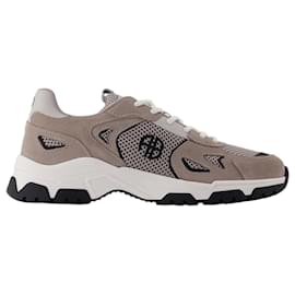 Anine Bing-Sneakers Brody - ANINE BING - Pelle - Grigio-Grigio