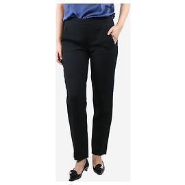 Amanda Wakeley Pantalon noir fuselé - taille UK 12 Noir
