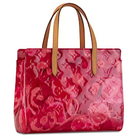 Louis Vuitton-Louis Vuitton Pink Monogram Vernis Ikat Catalina BB-Pink,Other