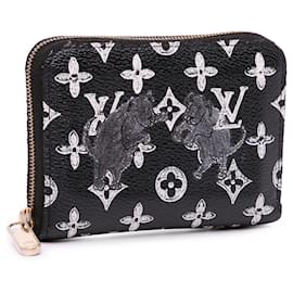 Louis Vuitton-Bolsa de moedas Zippy Catogram de Grace Coddington em preto Louis Vuitton-Preto