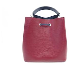 Louis Vuitton-NUEVE BOLSO DE MANO LOUIS VUITTON NEONOE MM CUERO EPI M55303 BORDEAUX-Burdeos