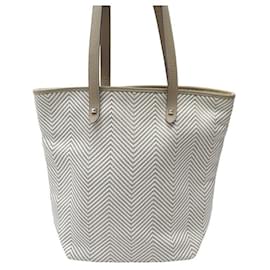 Hermès-NEUF SAC A MAIN HERMES AMEDABA TISSE CHENAI POIGNEES EN BUFFLE SINDHU TOTE BAG-Beige