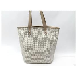 Hermès-NEUF SAC A MAIN HERMES AMEDABA TISSE CHENAI POIGNEES EN BUFFLE SINDHU TOTE BAG-Beige