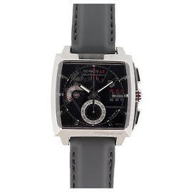 TAG HEUER MONACO LS CAL2110 40 MM AUTOMATIC CHRONOGRAPH WATCH Silvery