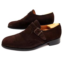 JM Weston-JM WESTON SHOES BUCKLE LOAFERS FLORE 531 9.5D 43.5 SHOE TREE-Brown