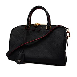 Louis Vuitton-Borsa Louis Vuitton Monogram Empreinte Speedy Bandoulière 30NM in Marine Rouge-Rosso