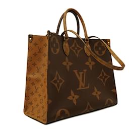 Louis Vuitton-Borsa Louis Vuitton Monogram Empreinte On the Go GM - Marrone-Marrone