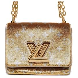 Louis Vuitton-Sac à épaule Sequin Twist PM Louis Vuitton-Argenté,Doré