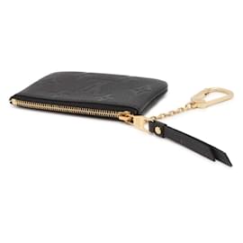 Louis Vuitton-Louis Vuitton Monogram Empreinte Coin Purse in Black-Black