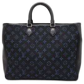 Louis Vuitton-Louis Vuitton Jacquard-Einkaufstasche mit Monogramm - Schwarz-Schwarz